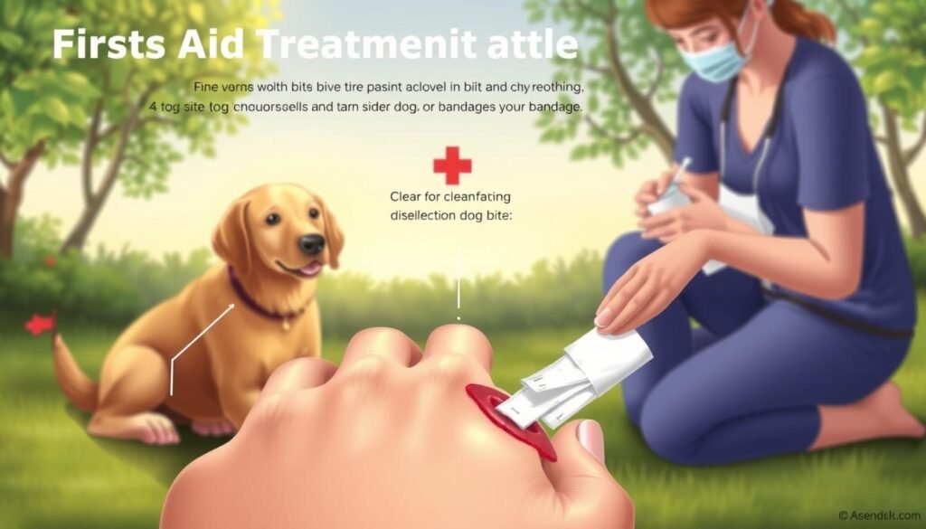 dog bite first aid